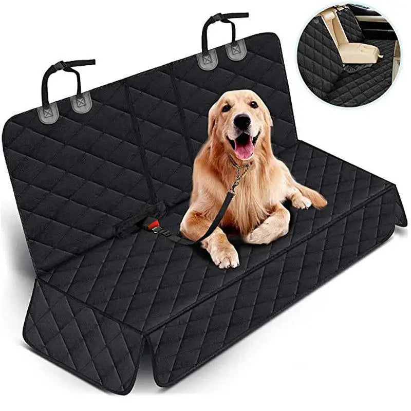 Waterproof Dog Car Seat Cover – Anti-Slip Rear Seat Protector for Pets