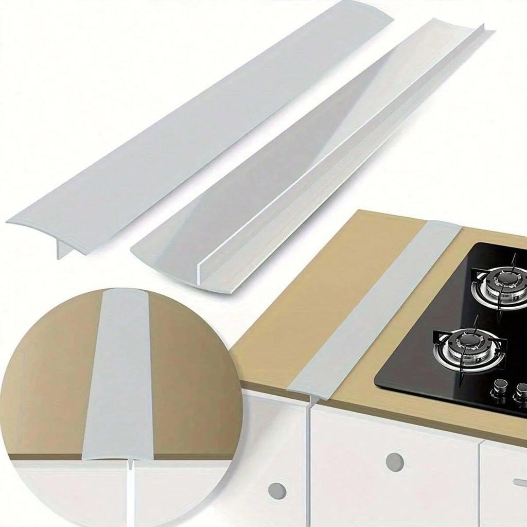 Silicone Gap Strip for Kitchen Stove & Counter – Heat Resistant Anti-Stain Sealing Strip