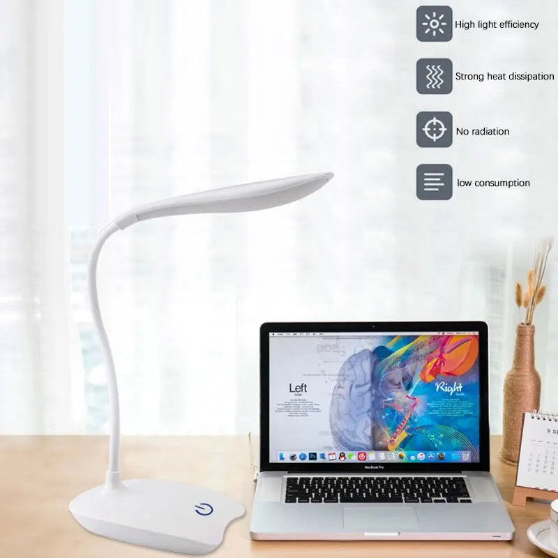 LED Rechargeable Desk Lamp – Eye Protection Reading Light