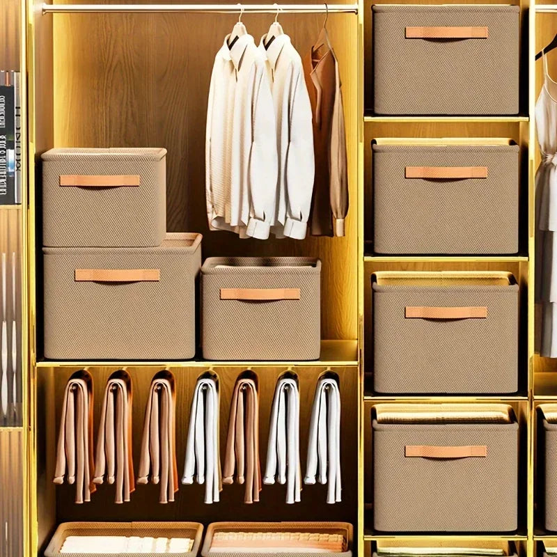 Foldable Wardrobe Storage Organizer Box – Closet & Drawer Organizer