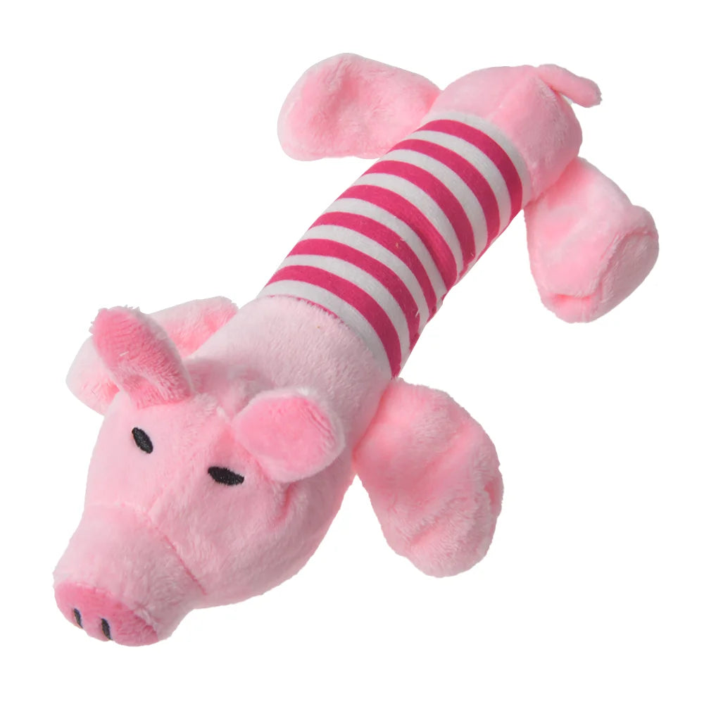 Cute Animals Plush Dog Toy – Interactive Chew & Play Toy