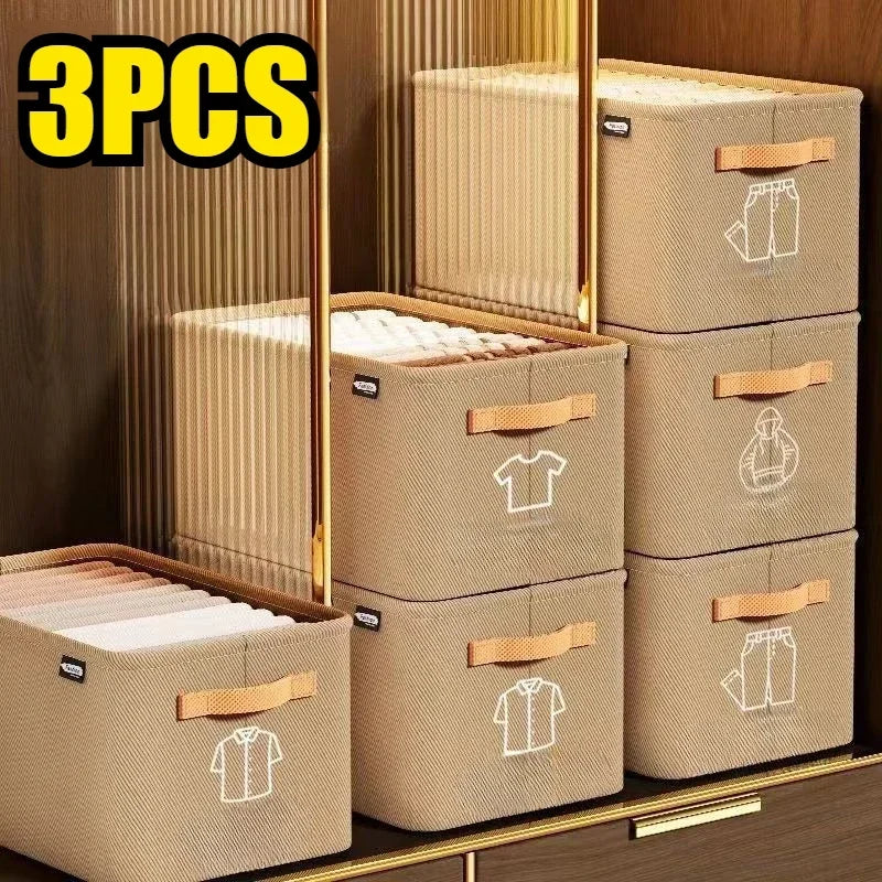 Foldable Wardrobe Storage Organizer Box – Closet & Drawer Organizer
