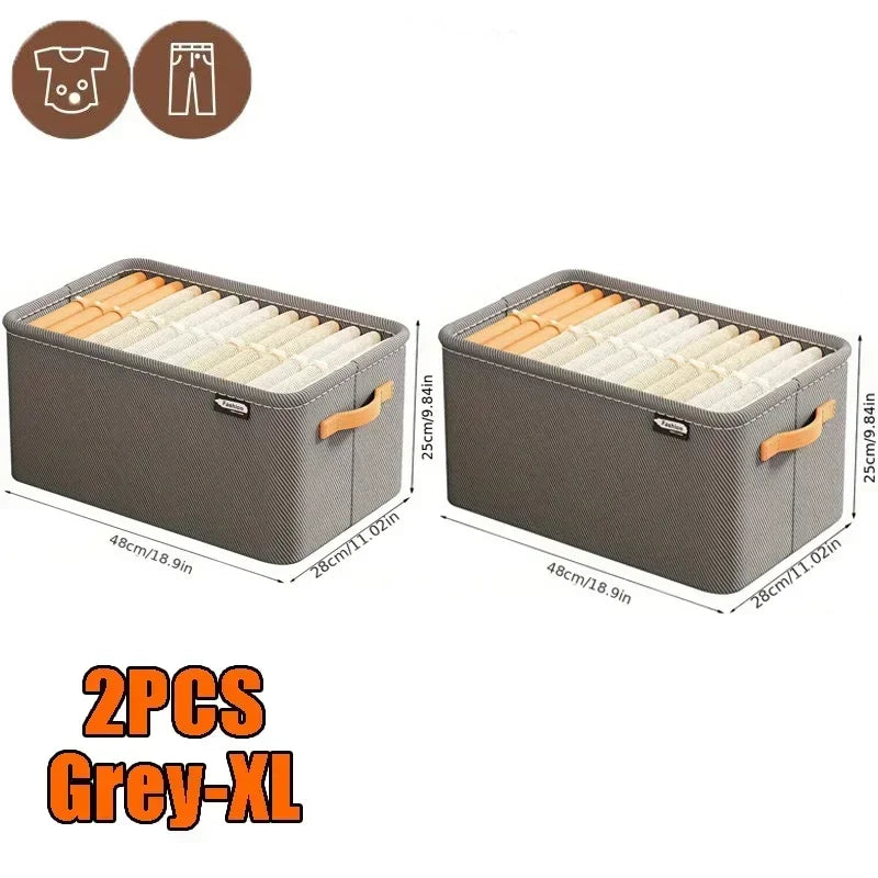 Foldable Wardrobe Storage Organizer Box – Closet & Drawer Organizer