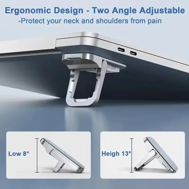 Portable Foldable Laptop Stand – Adjustable Ergonomic Riser
