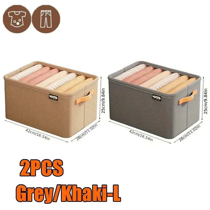 Foldable Wardrobe Storage Organizer Box – Closet & Drawer Organizer